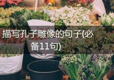 描写孔子雕像的句子(必备11句)