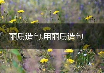 丽质造句,用丽质造句