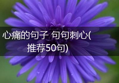 心痛的句子 句句刺心(推荐50句)