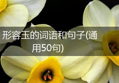 形容玉的词语和句子(通用50句)