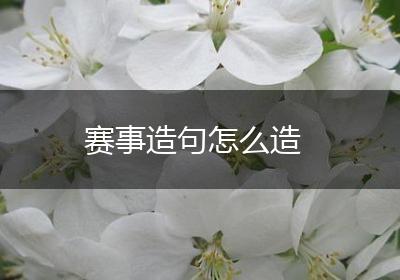 赛事造句怎么造