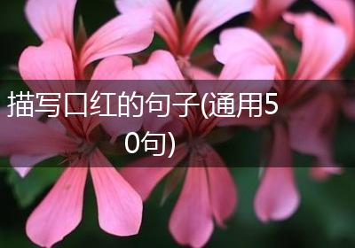 描写口红的句子(通用50句)
