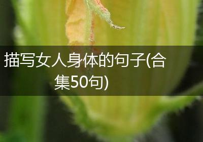 描写女人身体的句子(合集50句)