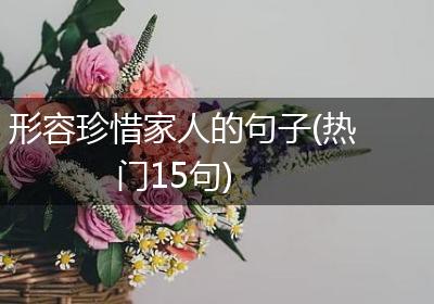 形容珍惜家人的句子(热门15句)