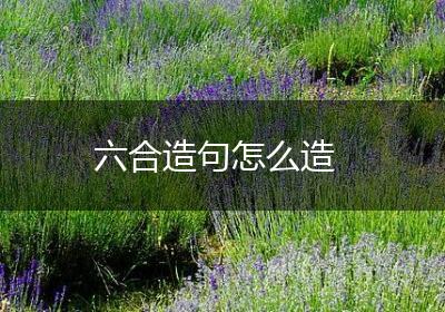 六合造句怎么造