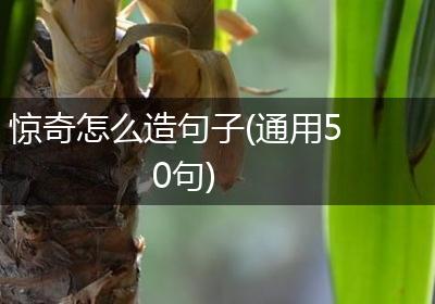 惊奇怎么造句子(通用50句)