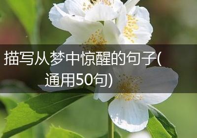 描写从梦中惊醒的句子(通用50句)