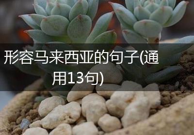 形容马来西亚的句子(通用13句)