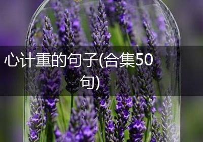 心计重的句子(合集50句)