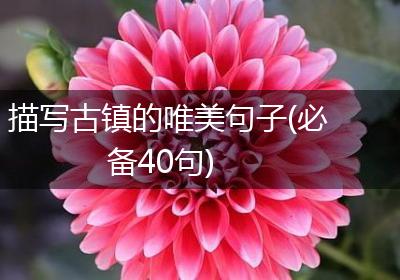 描写古镇的唯美句子(必备40句)