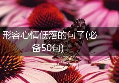 形容心情低落的句子(必备50句)