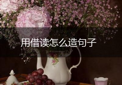 用借读怎么造句子