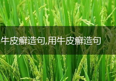 牛皮癣造句,用牛皮癣造句