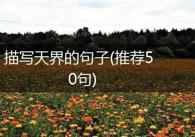 描写天界的句子(推荐50句)
