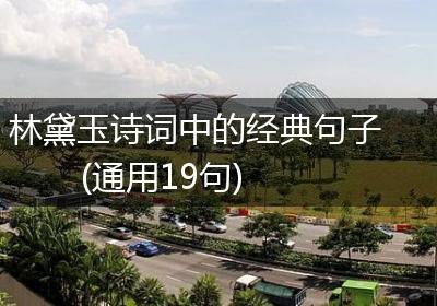 林黛玉诗词中的经典句子(通用19句)