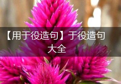 【用于役造句】于役造句大全