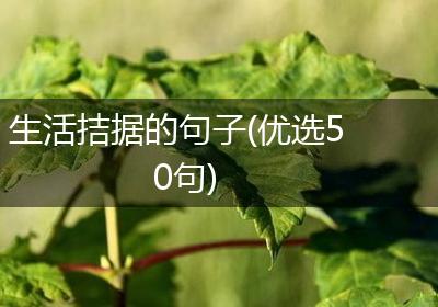 生活拮据的句子(优选50句)