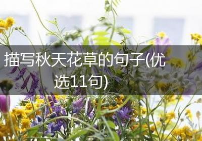 描写秋天花草的句子(优选11句)