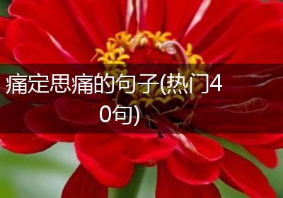 痛定思痛的句子(热门40句)