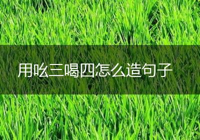 用吆三喝四怎么造句子