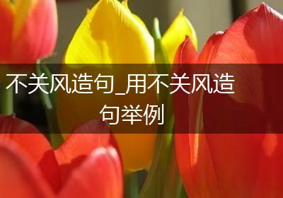 不关风造句_用不关风造句举例
