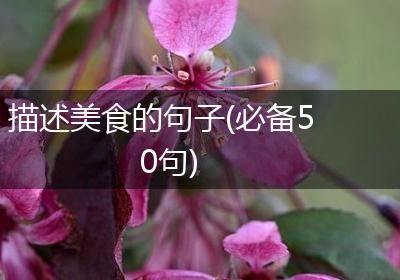 描述美食的句子(必备50句)