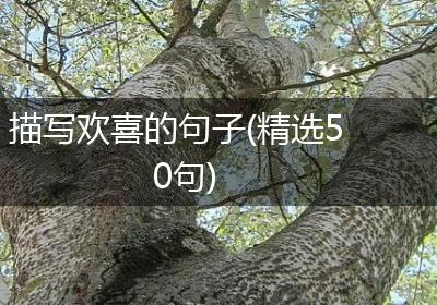 描写欢喜的句子(精选50句)