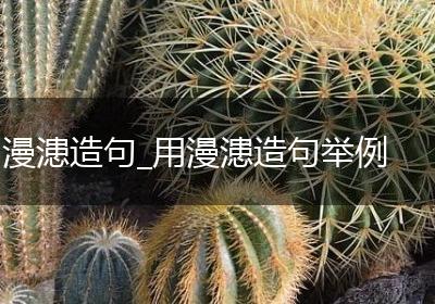 漫漶造句_用漫漶造句举例