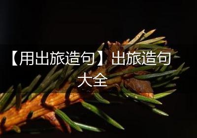 【用出旅造句】出旅造句大全