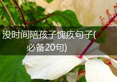 没时间陪孩子愧疚句子(必备20句)