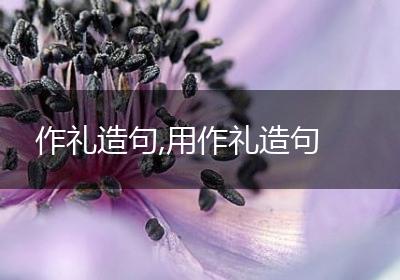 作礼造句,用作礼造句