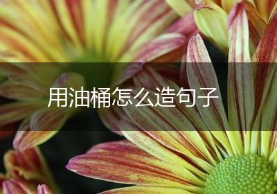 用油桶怎么造句子