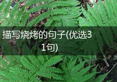 描写烧烤的句子(优选31句)