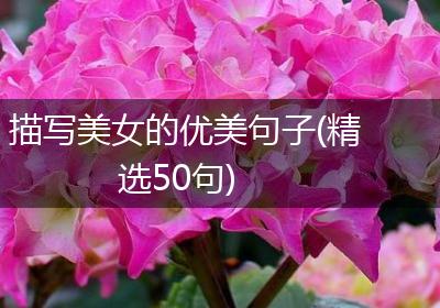 描写美女的优美句子(精选50句)