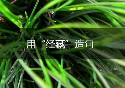 用“经藏”造句