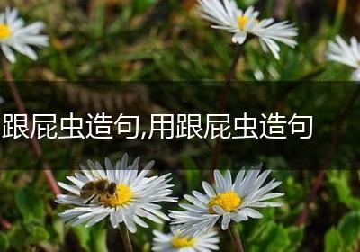跟屁虫造句,用跟屁虫造句