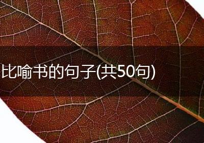 比喻书的句子(共50句)