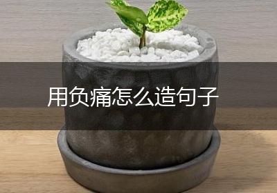 用负痛怎么造句子