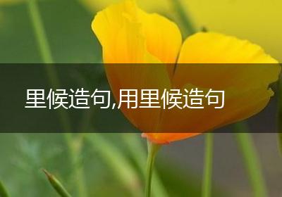 里候造句,用里候造句