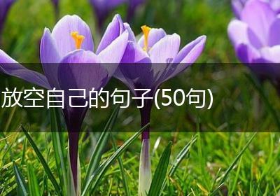 放空自己的句子(50句)