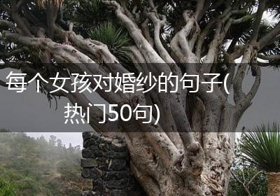 每个女孩对婚纱的句子(热门50句)