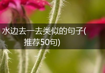 水边去一去类似的句子(推荐50句)