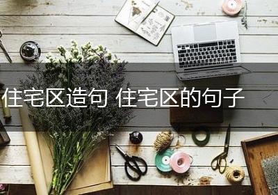 住宅区造句 住宅区的句子