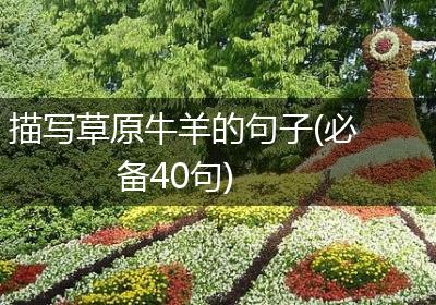 描写草原牛羊的句子(必备40句)