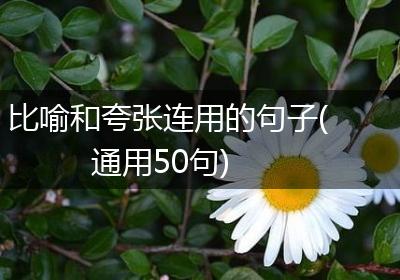 比喻和夸张连用的句子(通用50句)