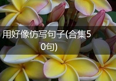 用好像仿写句子(合集50句)