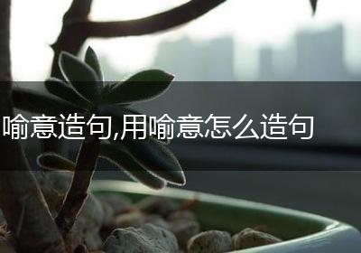 喻意造句,用喻意怎么造句