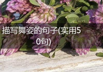 描写舞姿的句子(实用50句)