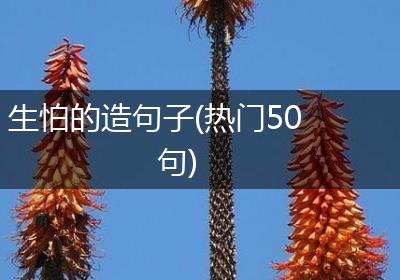 生怕的造句子(热门50句)