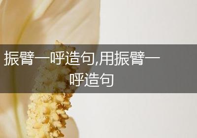 振臂一呼造句,用振臂一呼造句